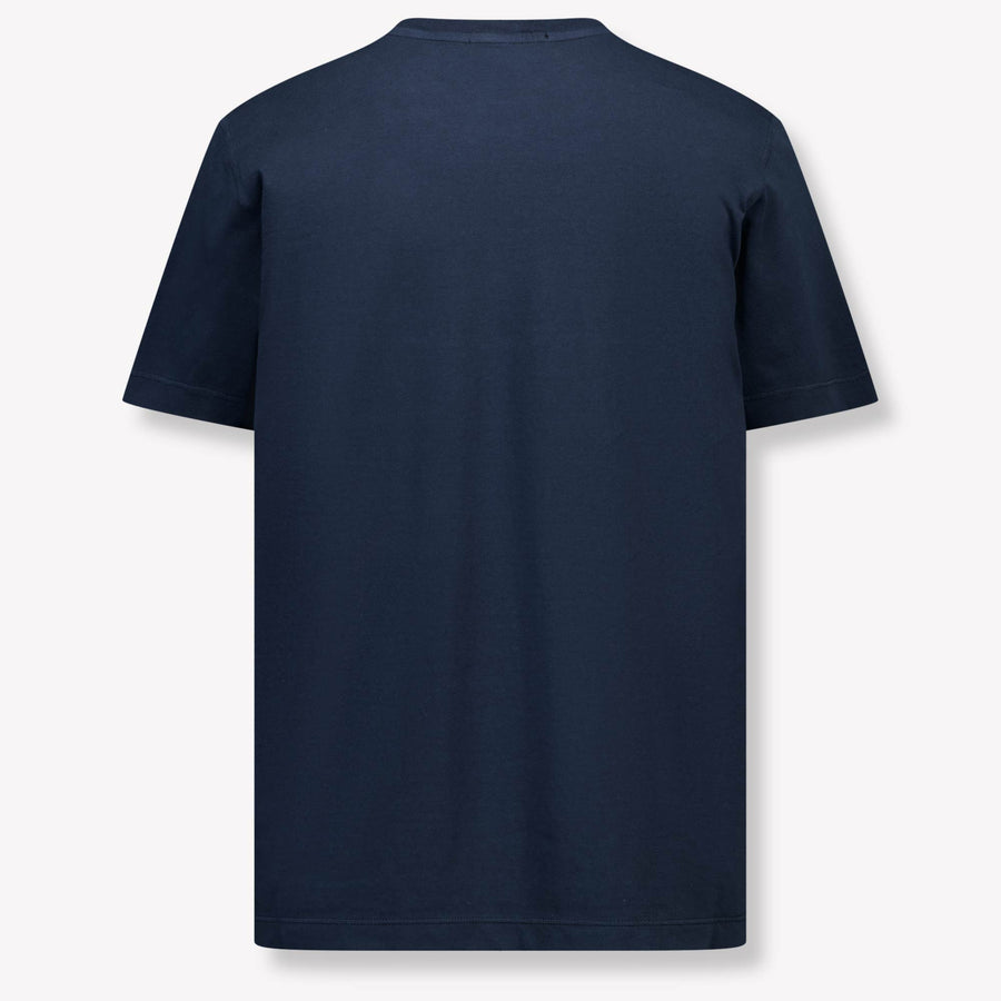 Stone Island Kinder Jongens T-Shirt In Navy