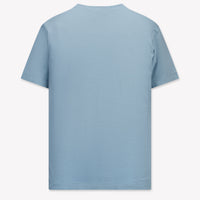 Stone Island Kinder Jongens T-Shirt In Licht Blauw