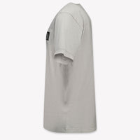 Stone Island Kinder Jongens T-Shirt In Grijs