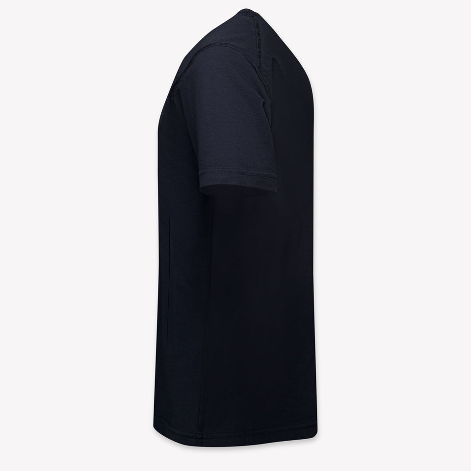 Stone Island Kinder Jongens T-Shirt In Navy