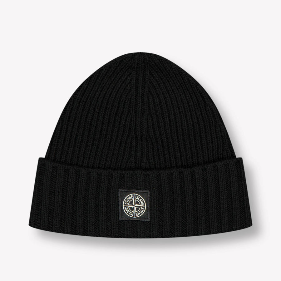 Stone Island Kinder Jongens Muts In Zwart