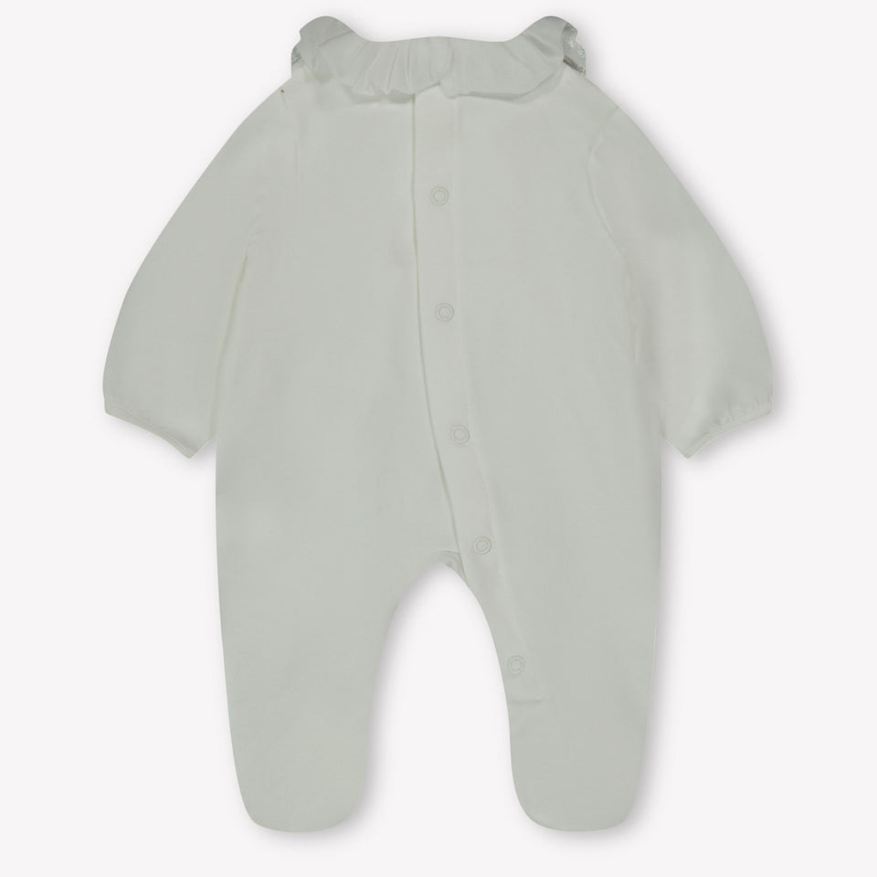 First Baby Meisjes Boxpakje In Off White