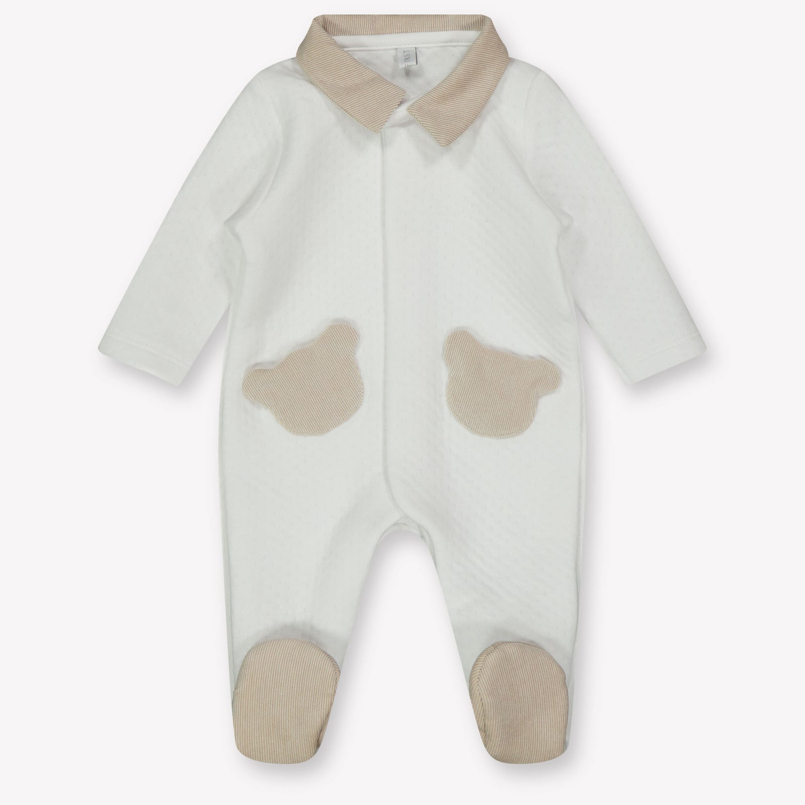 First Baby Jongens Boxpakje In Wit