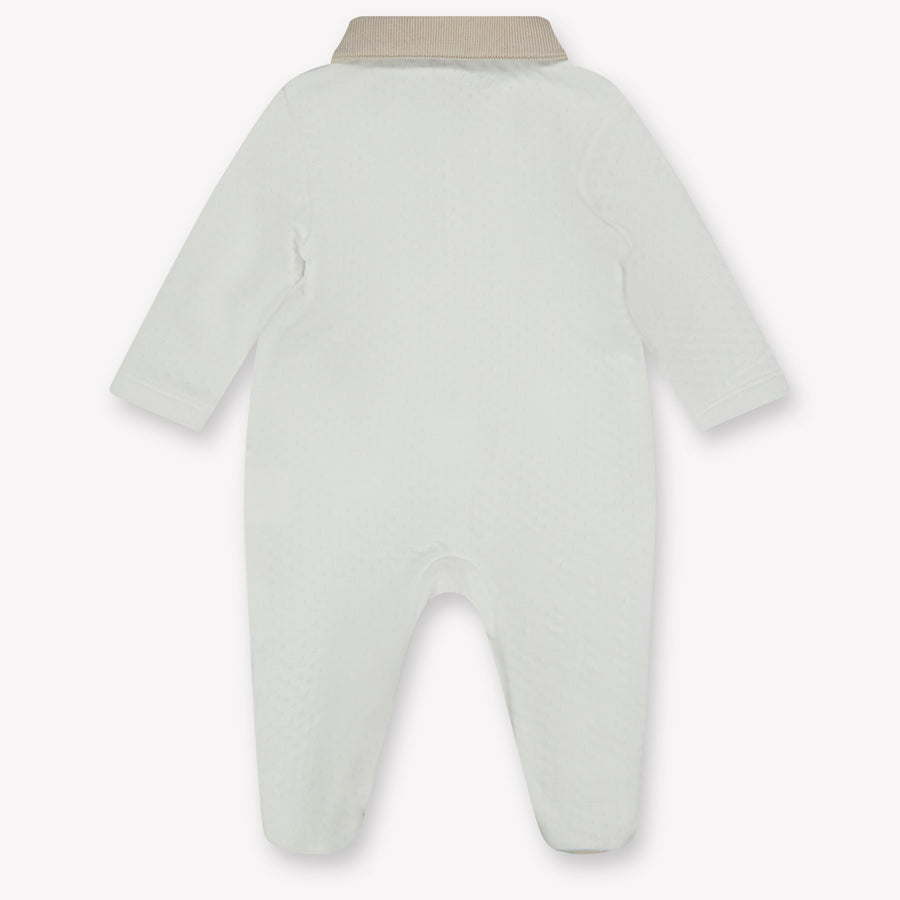 First Baby Jongens Boxpakje In Wit