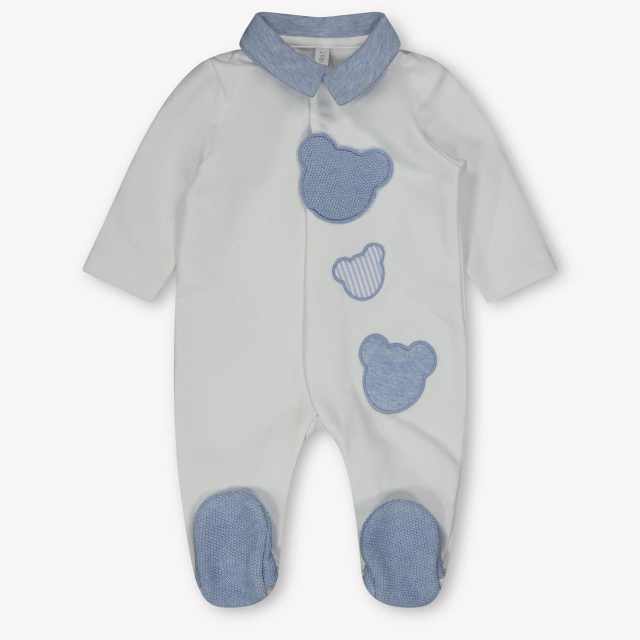 First Baby Jongens Boxpakje In Wit