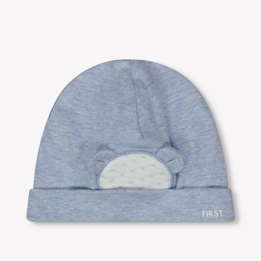 First Baby Boys Beanie in Light Blue
