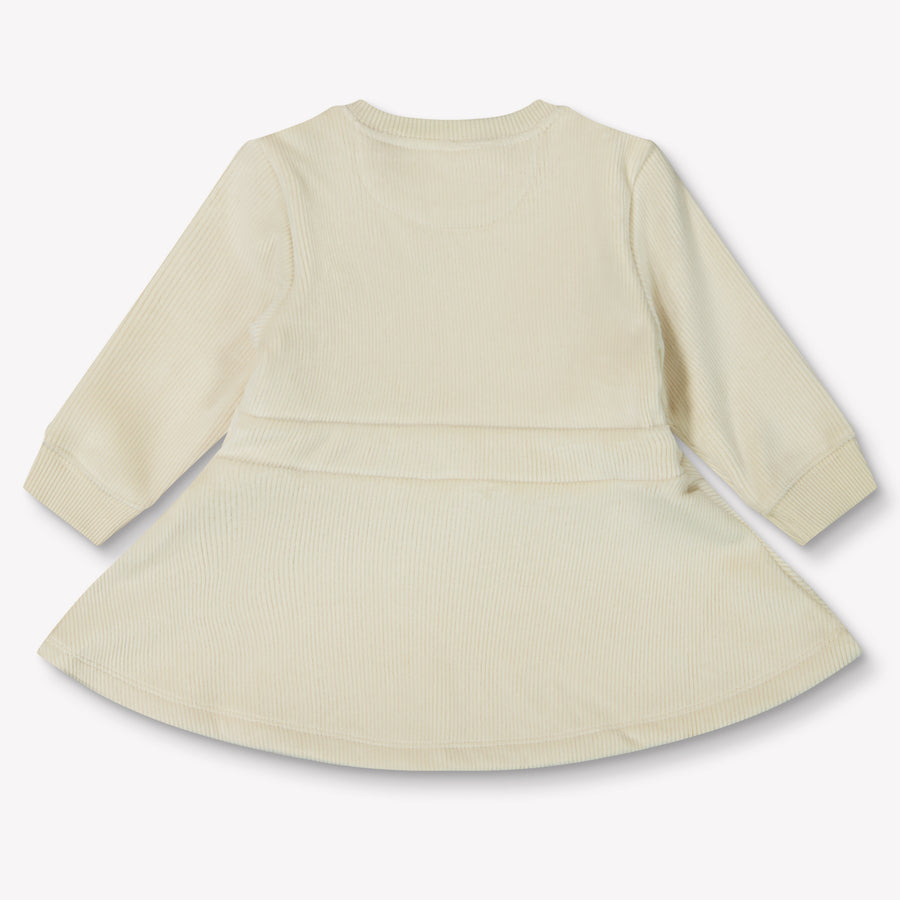 Calvin Klein Baby Meisjes Jurk In Ecru