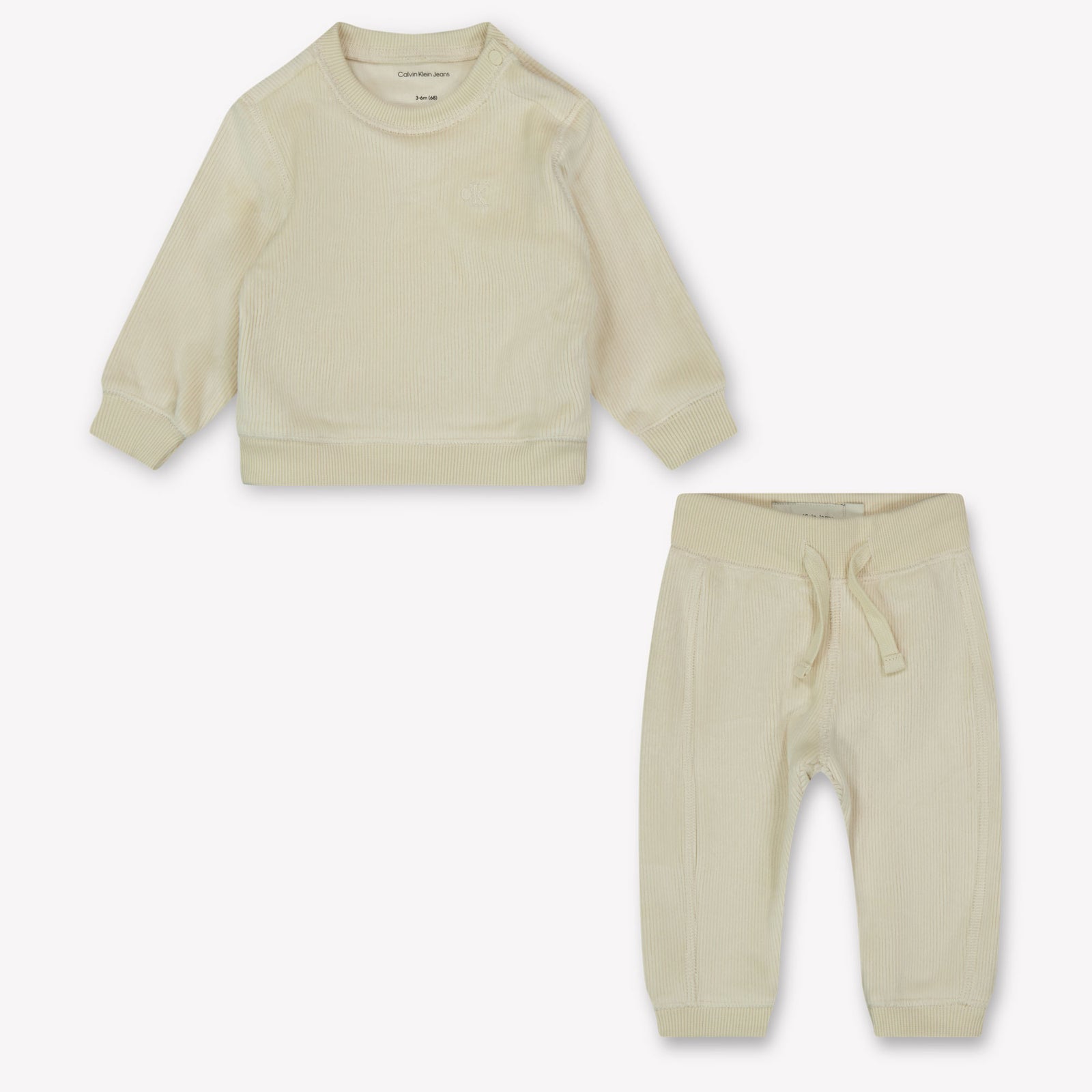 Calvin Klein Baby Unisex Joggingpak In Ecru