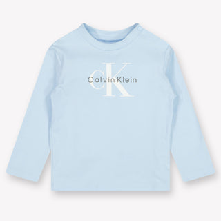 Calvin Klein Baby Unisex T-Shirt In Licht Blauw