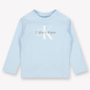 Calvin Klein Baby Unisex T-Shirt In Licht Blauw