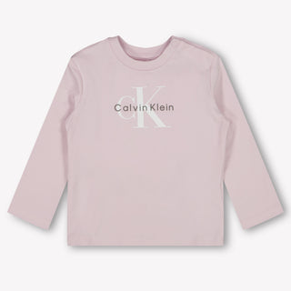 Calvin Klein Baby Unisex T-Shirt In Licht Roze