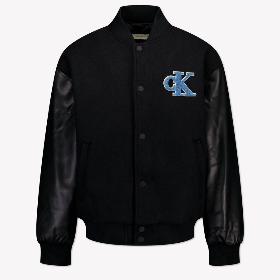 Calvin Klein Kinder Jongens Winterjas In Zwart
