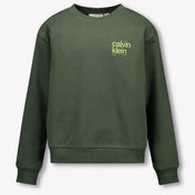 Calvin Klein Kinder Jongens Trui In Army