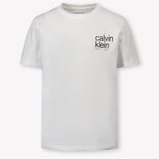 Calvin Klein Kinder Jongens T-Shirt In Wit