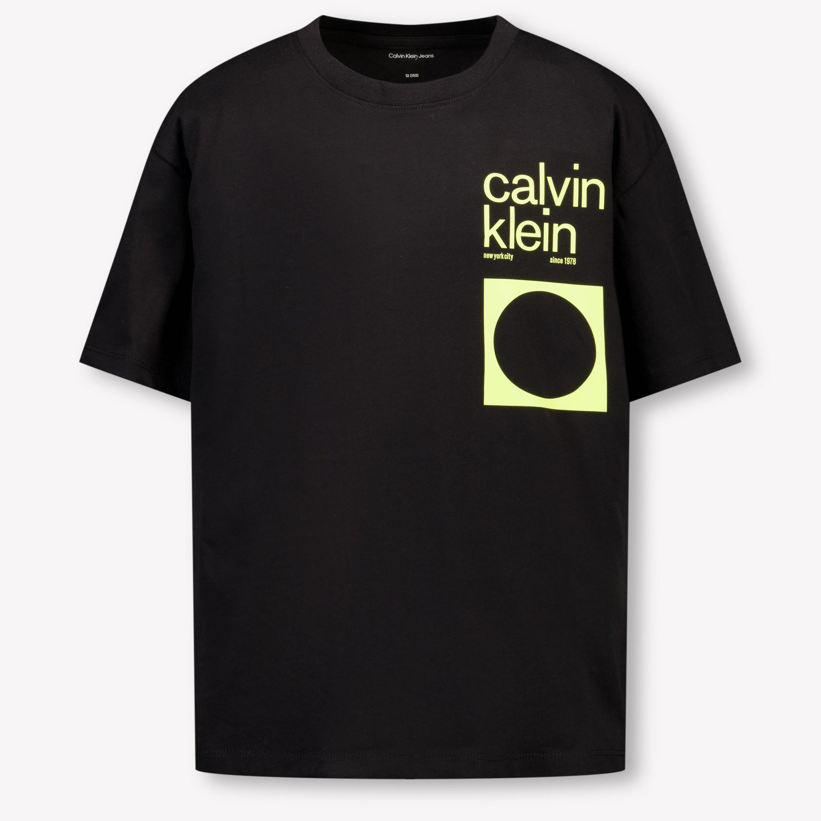 Calvin Klein Kinder Jongens T-Shirt In Zwart