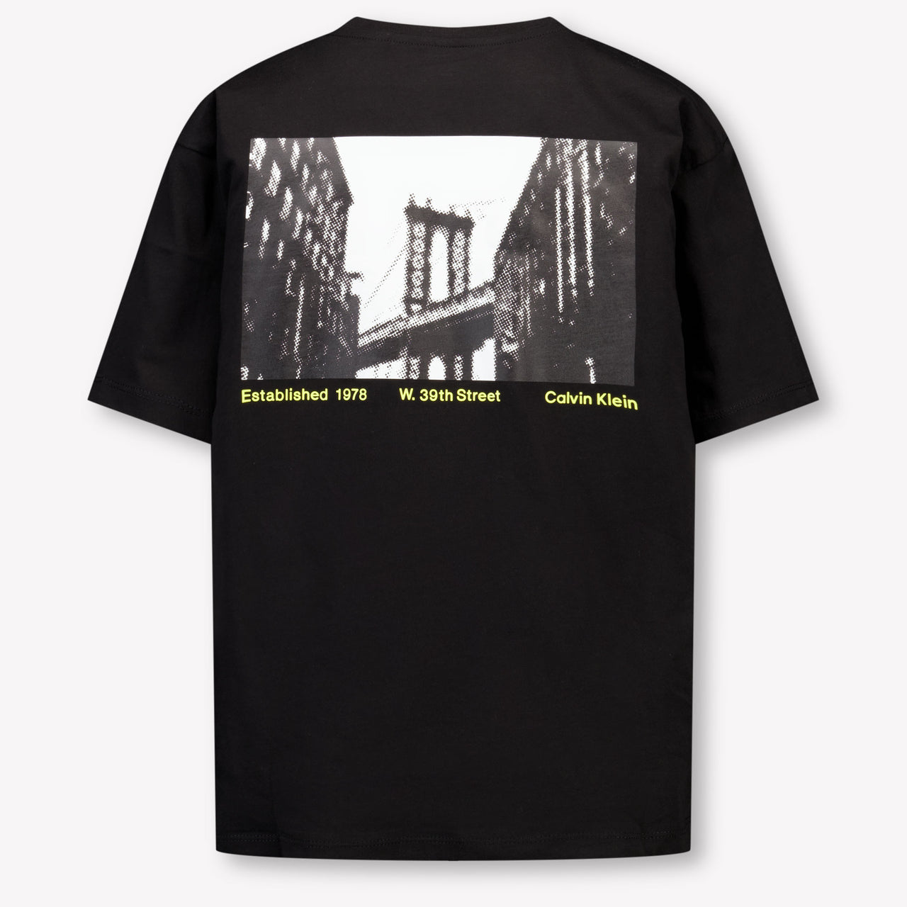 Calvin Klein Kinder Jongens T-Shirt In Zwart