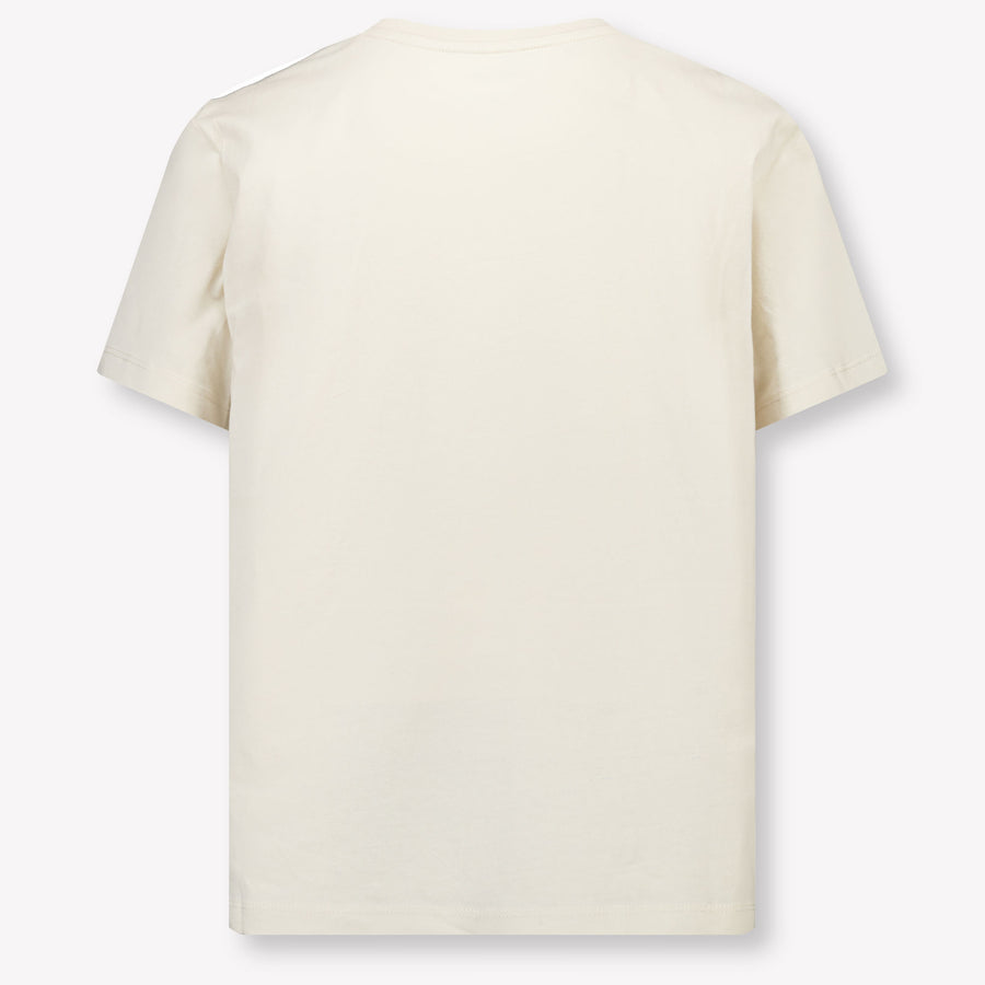 Calvin Klein Kinder Jongens T-Shirt In Off White