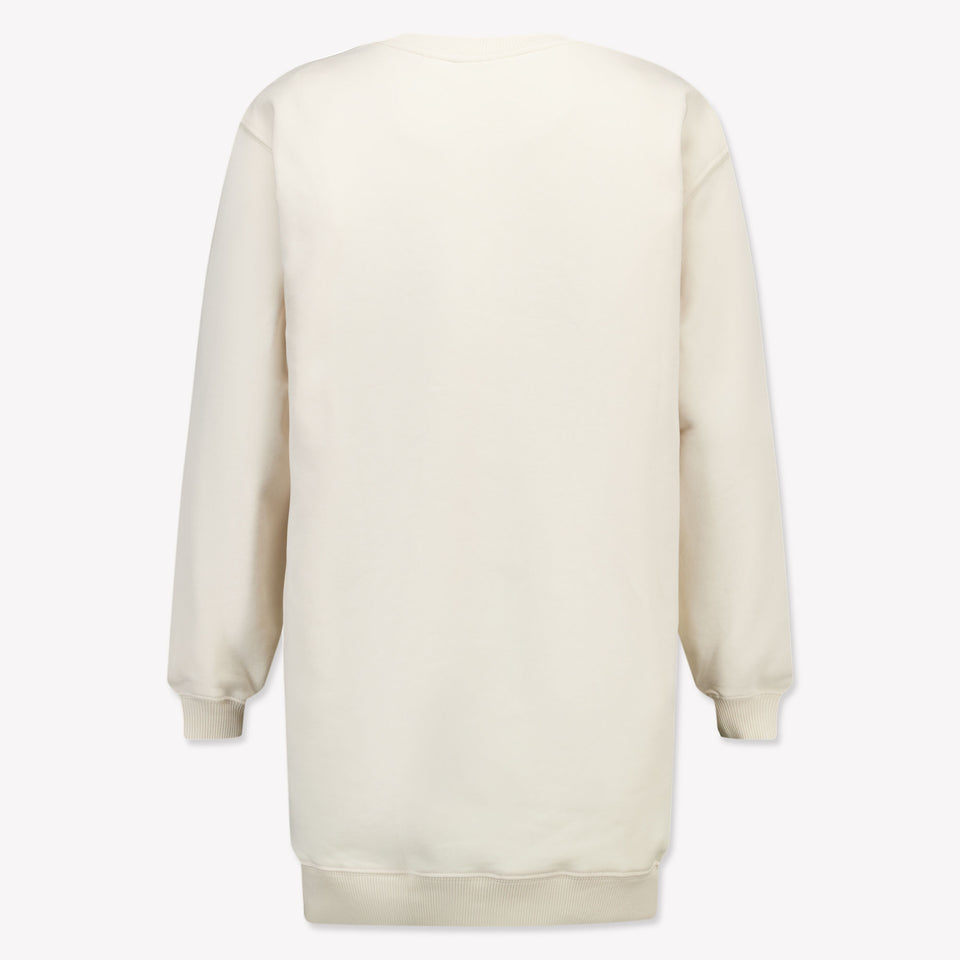 Calvin Klein Kinder Meisjes Jurk In Off White