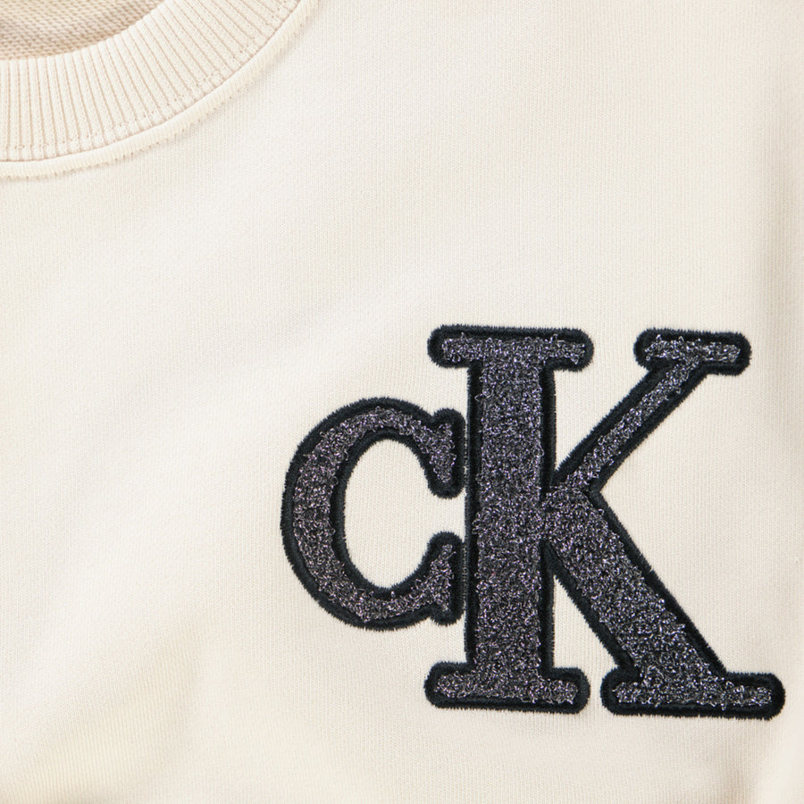 Calvin Klein Kinder Meisjes Jurk In Off White