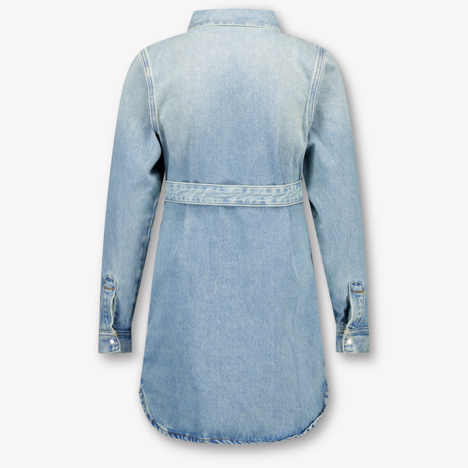 Calvin Klein Kinder Meisjes Jurk In Blauw