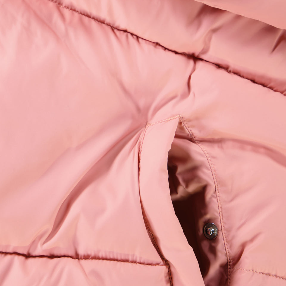 Calvin Klein Kinder Meisjes Winterjas In Donker Roze