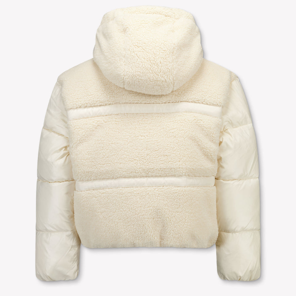 Calvin Klein Kinder Meisjes Winterjas In Off White