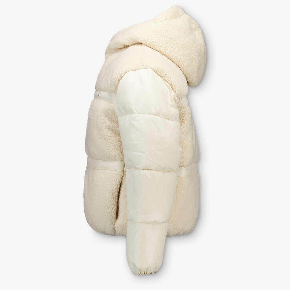 Calvin Klein Kinder Meisjes Winterjas In Off White