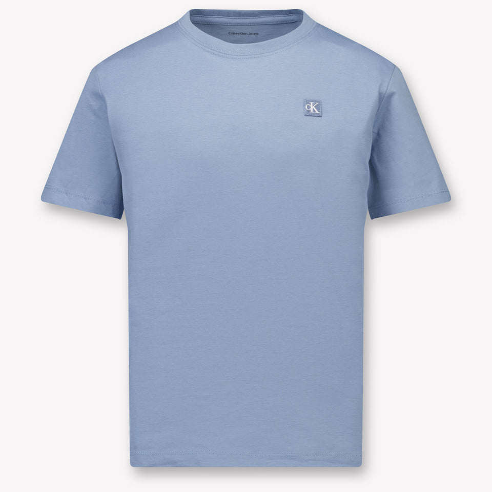 Calvin Klein Kinder Unisex T-Shirt In Licht Blauw