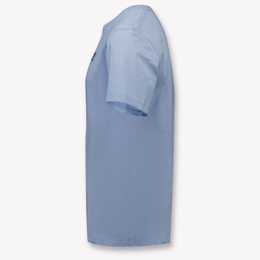Calvin Klein Kinder Unisex T-Shirt In Licht Blauw