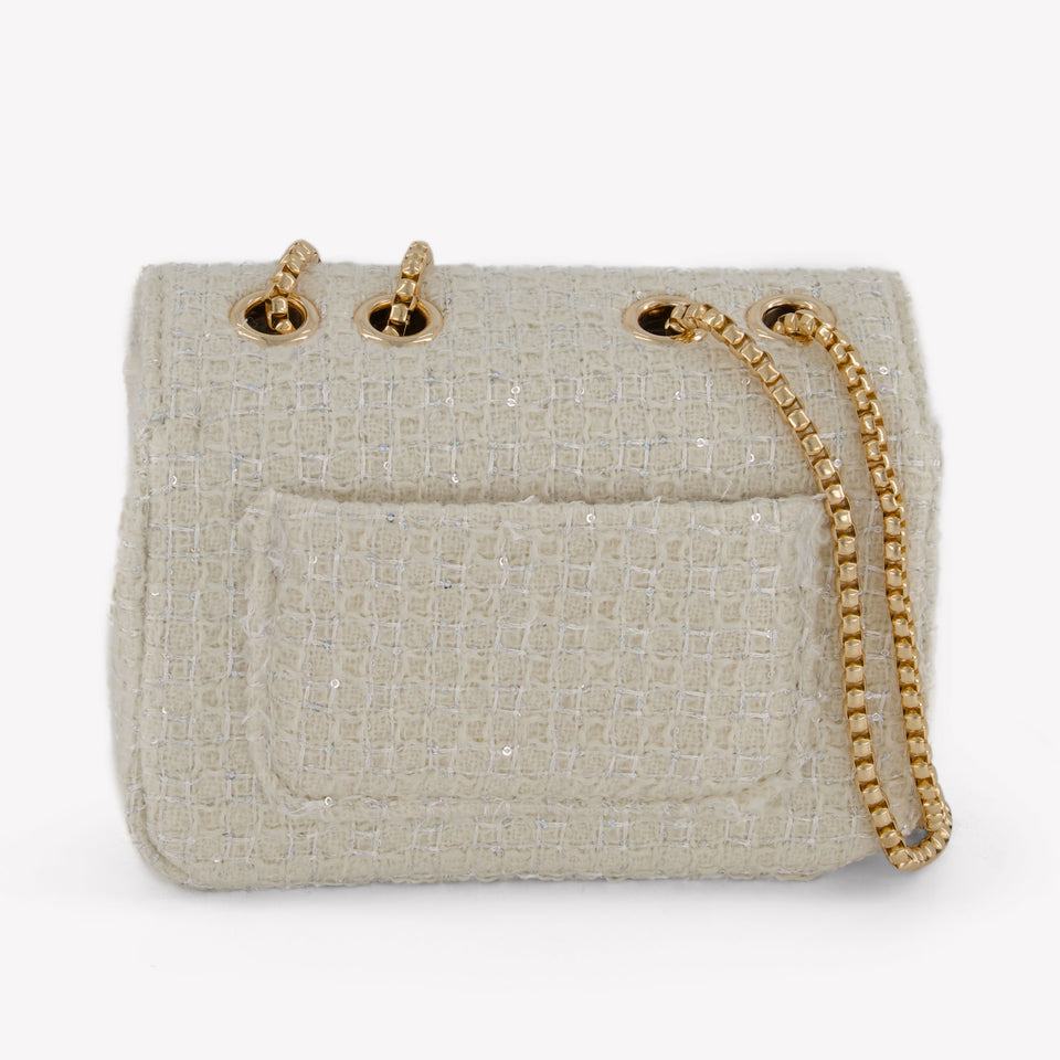 Prinsessefin Kinder Meisjes Tas In Off White