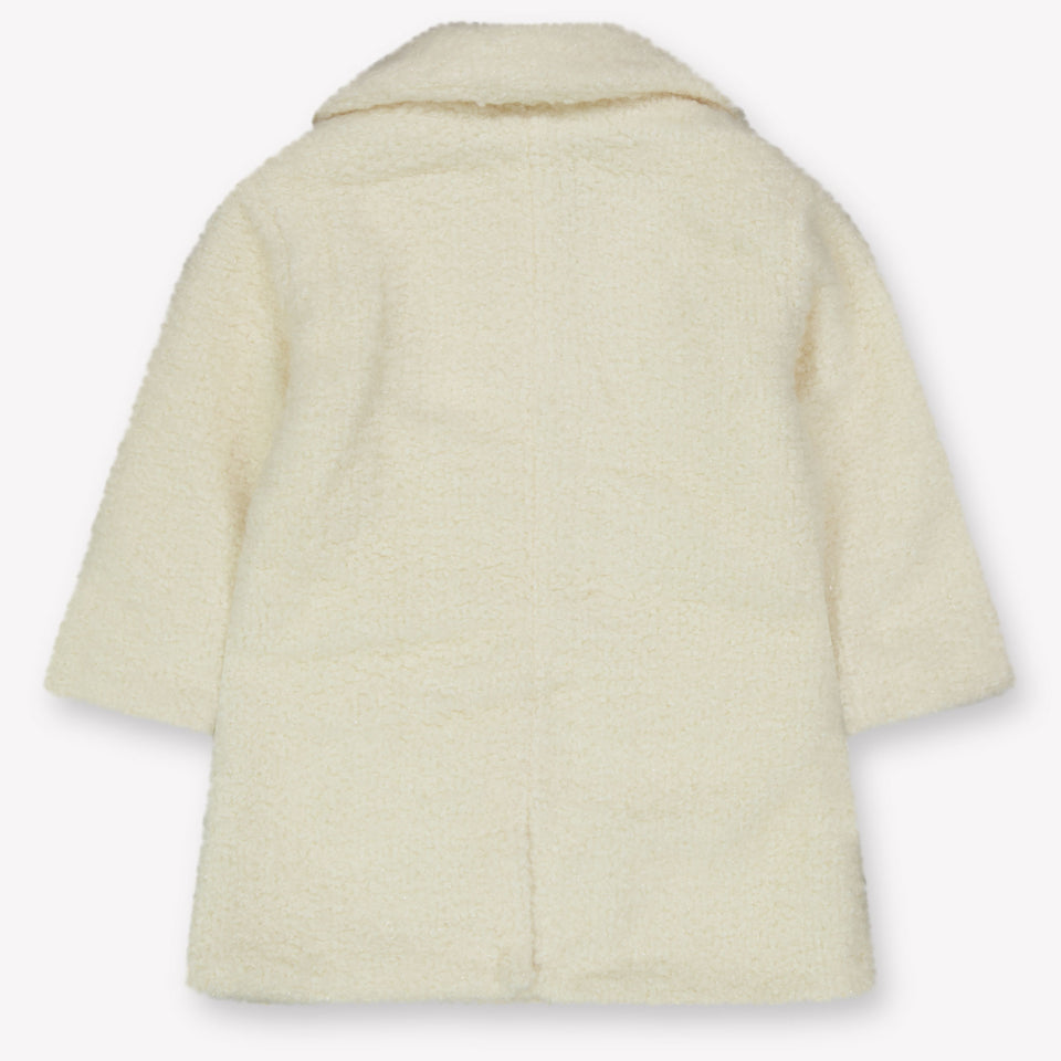 Guess Kinder Meisjes Faux Fur Jassen In Off White