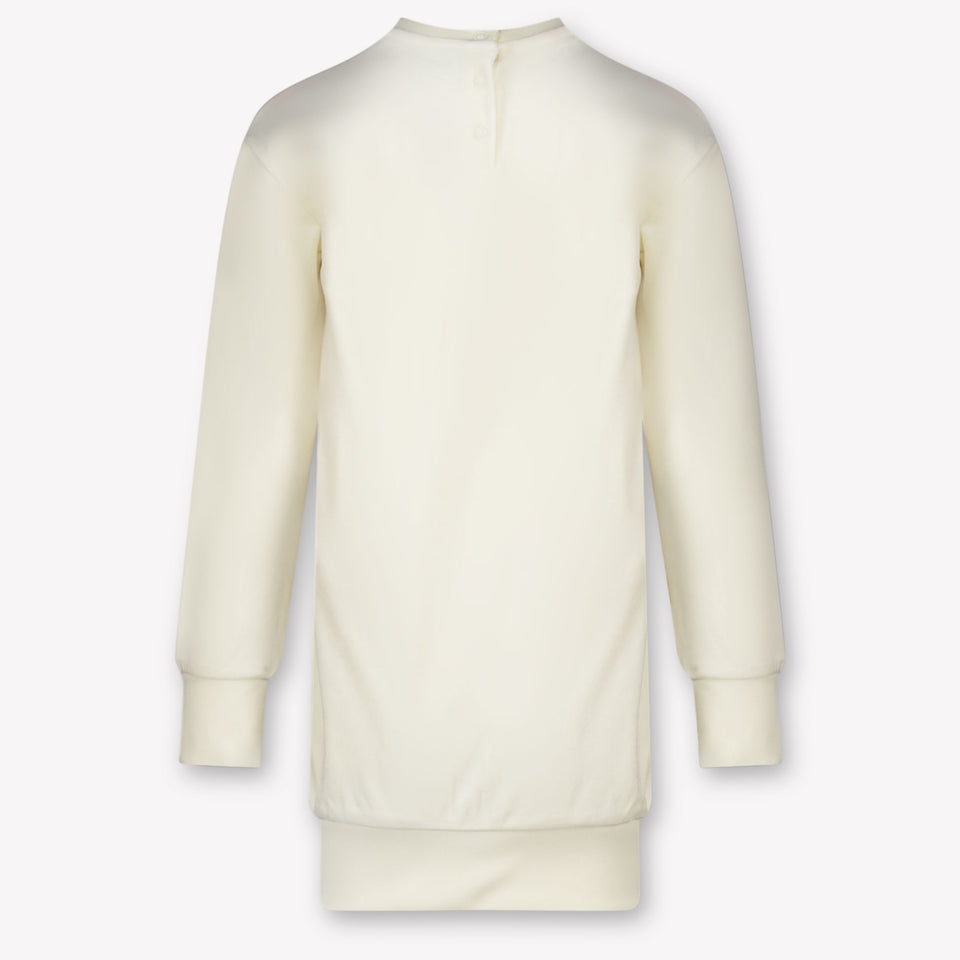Guess Kinder Meisjes Jurk In Off White