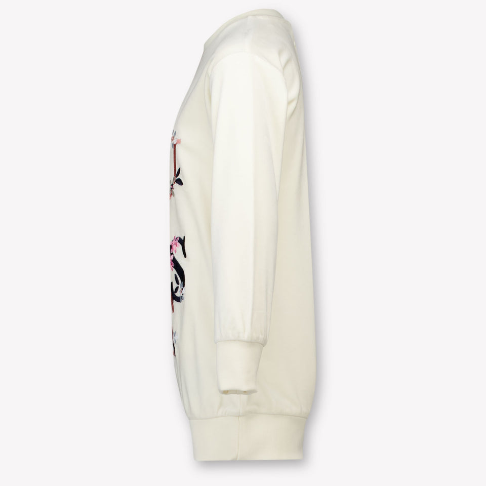 Guess Kinder Meisjes Jurk In Off White