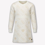 Guess Kinder Meisjes Jurk In Off White