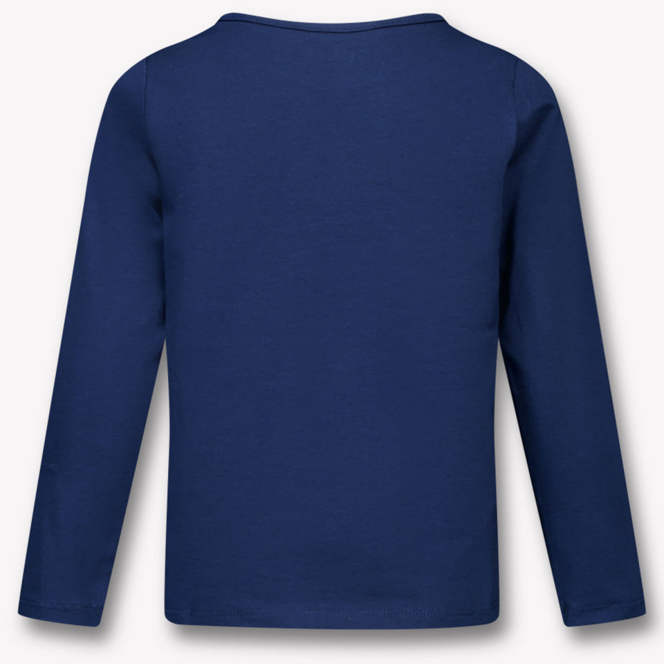 Guess Kinder Meisjes T-Shirt In Navy