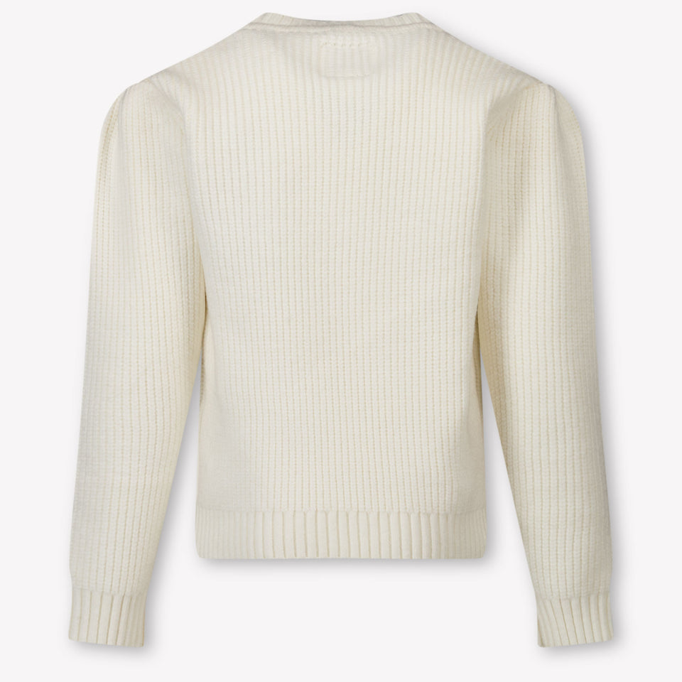 Guess Kinder Meisjes Trui In Off White