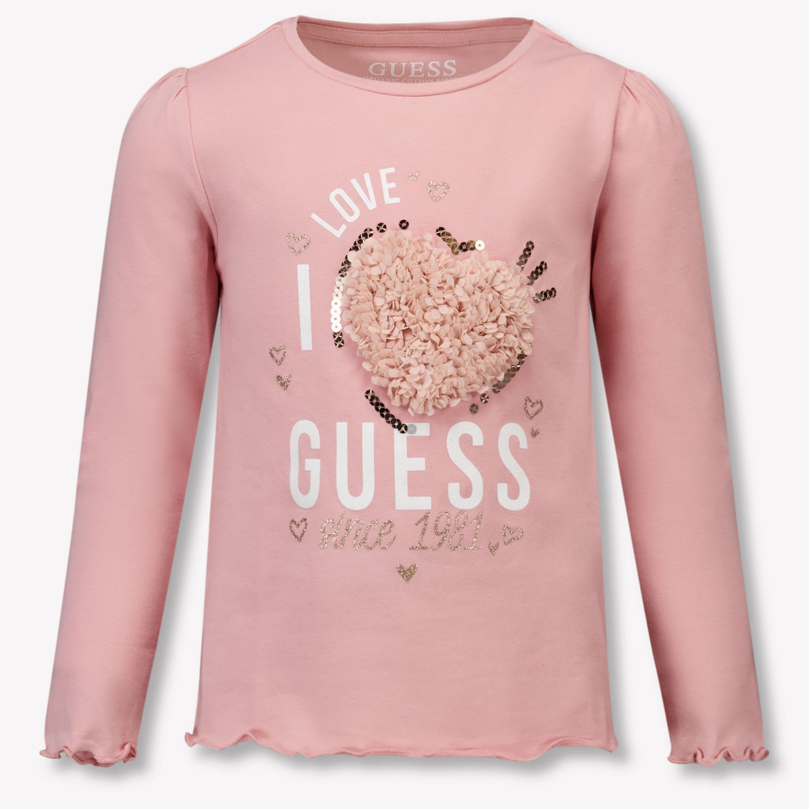 Guess Kinder Meisjes T-Shirt In Roze