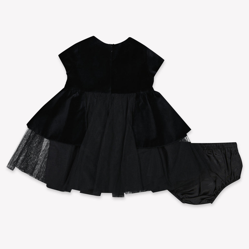 Balmain Baby Meisjes Jurk In Zwart