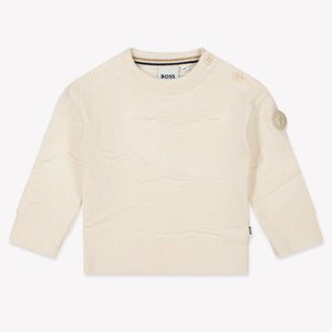 Boss Baby Jongens Trui In Off White