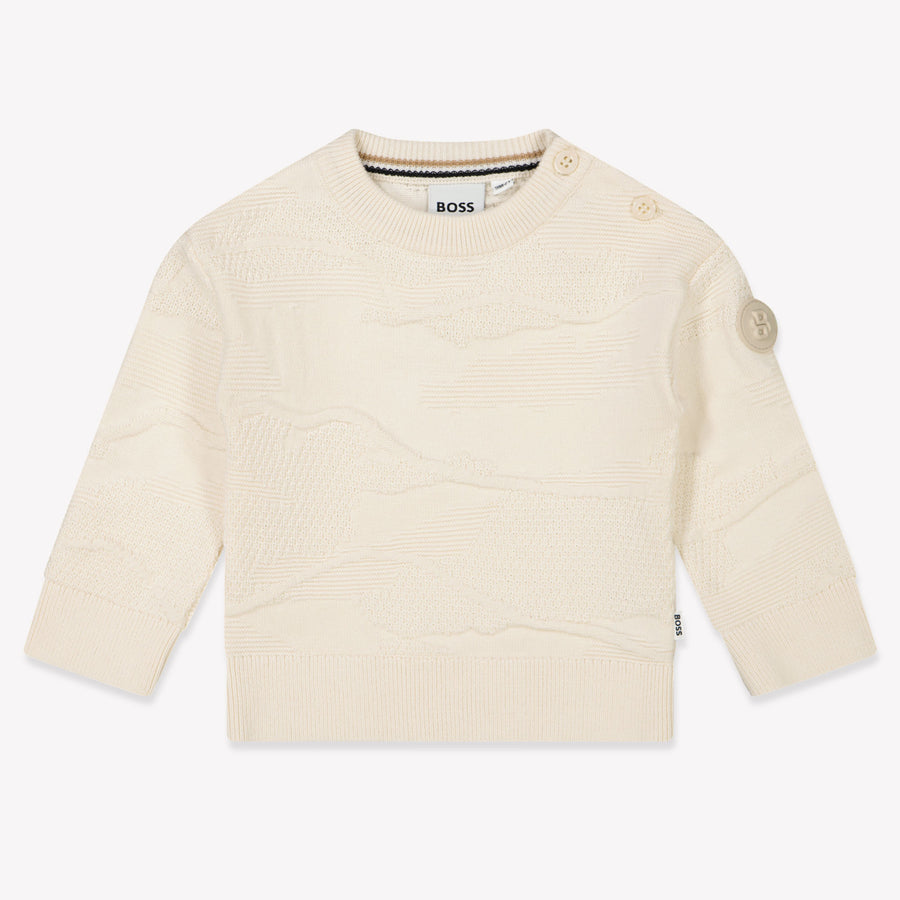 Boss Baby Jongens Trui In Off White