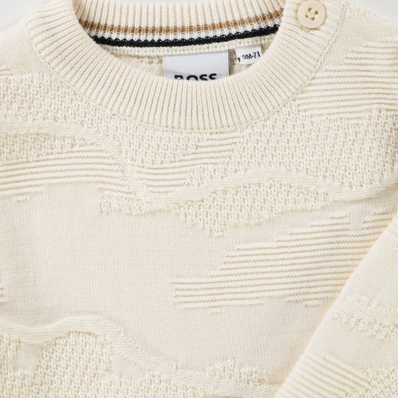 Boss Baby Jongens Trui In Off White