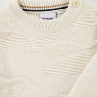 Boss Baby Jongens Trui In Off White