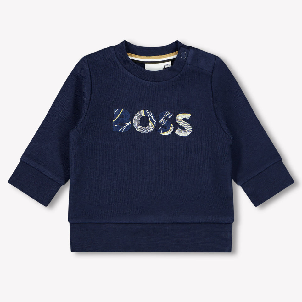 Boss Baby Jongens Trui In Navy