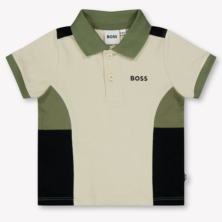 Boss Baby Jongens Polo In Off White