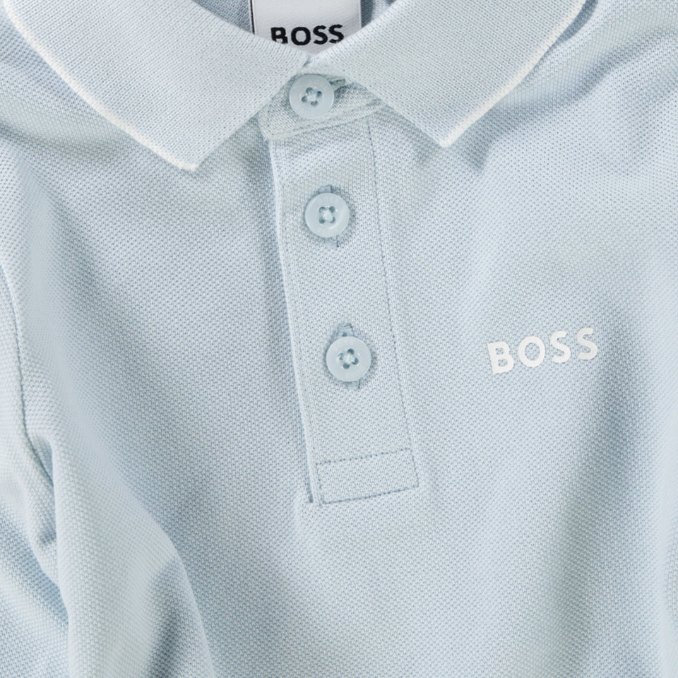 Boss Baby Jongens Polo In Licht Blauw