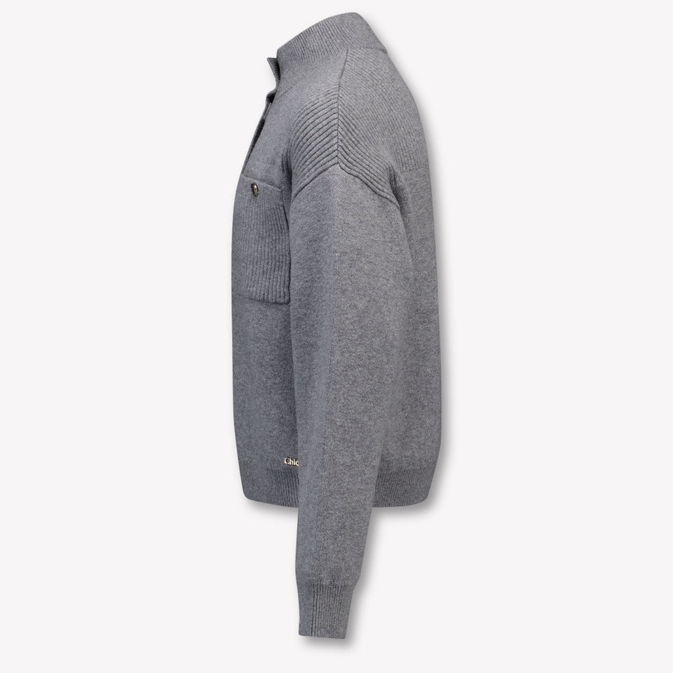 Chloe Kinder Meisjes Trui In Grijs