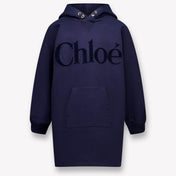 Chloe Kinder Meisjes Jurk In Navy
