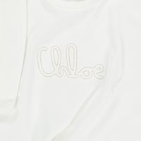 Chloe Kinder Meisjes T-Shirt In Off White