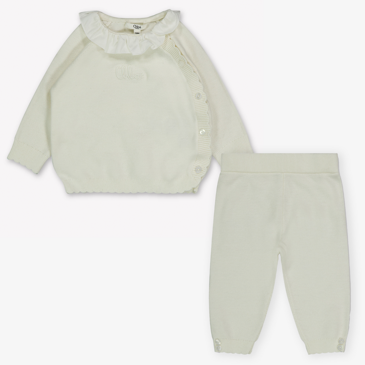 Chloe Baby Meisjes Boxpakje In Off White
