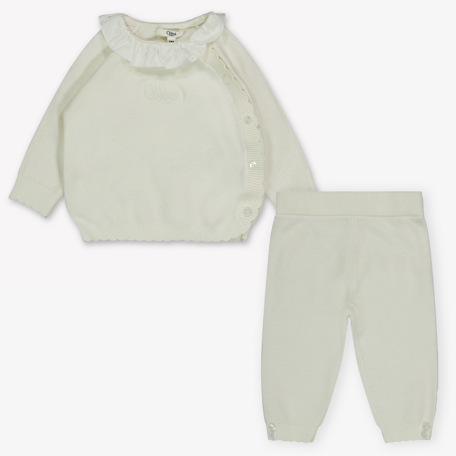 Chloe Baby Meisjes Boxpakje In Off White